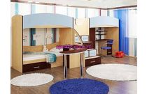 Детская двухъярусная кровать ДМ-188