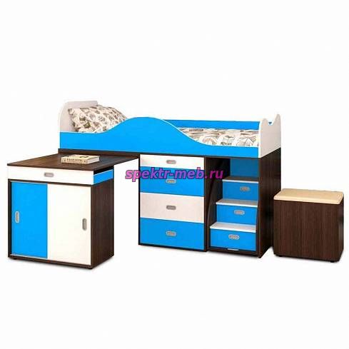 Детская кровать-чердак Малыш Люкс