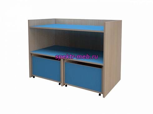 Ящик для игрушек на колесах №1