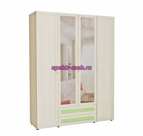 Шкаф 4-х дверный Офелия 19
