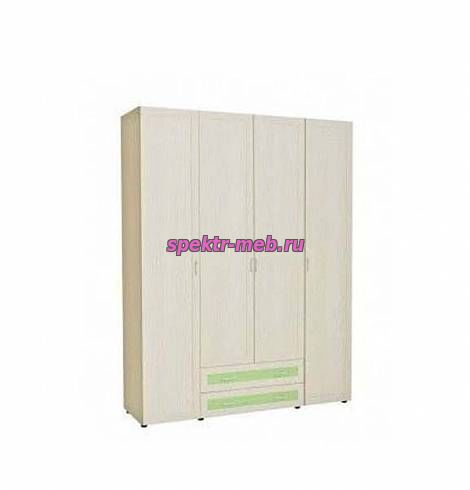 Шкаф 4-х дверный Лора 18