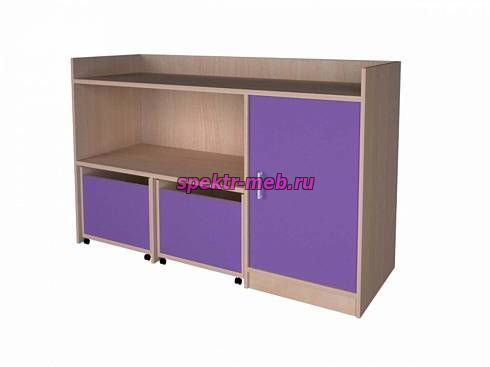 Ящик для игрушек на колесах №3