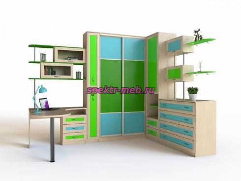 Шкаф-купе Лайма 11 со столом
