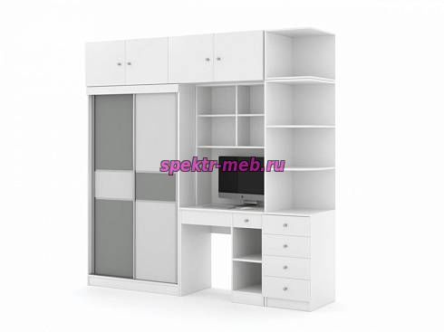 Шкаф-купе со столом Вавилон 5