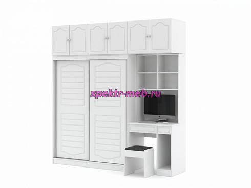 Шкаф-купе со столом Октава 1
