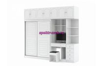 Шкаф-купе со столом Октава 2