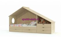 Кровать-домик Монти 6.2