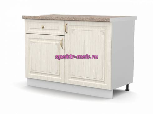 Тумба напольная 1 ящик 2 двери 1200 Виктория