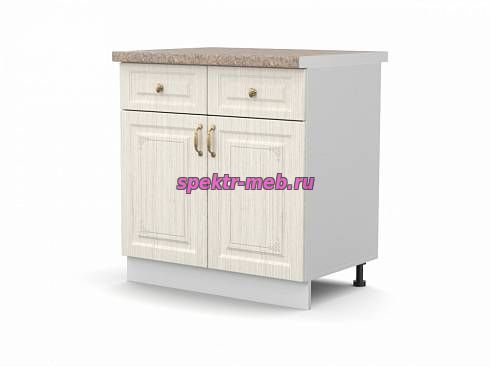 Тумба напольная 2 ящика и двери Виктория