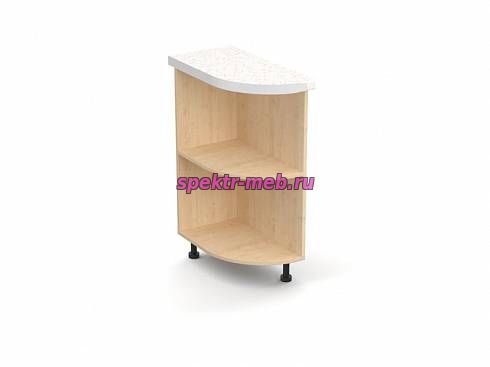 Торцевой радиусный кухонный стол Соло