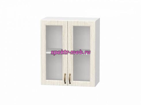 Шкаф навесной со стеклом Виктория