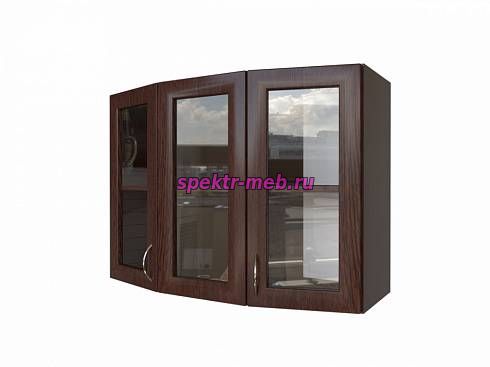 Шкаф навесной остекленный Тоник Ромб