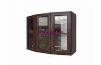 Шкаф навесной остекленный Тоник Ромб