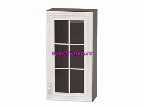 Кухонный шкаф Кантри высокий стекло