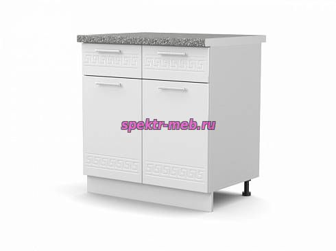 Тумба напольная 2 ящика и двери Греция