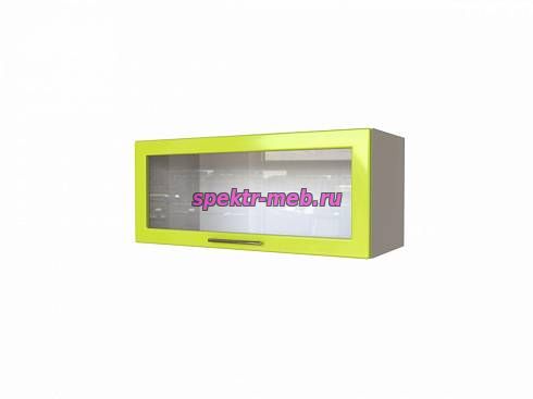 Шкаф верхний горизонтальный со стеклом 800 Капля