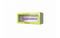 Шкаф верхний горизонтальный со стеклом 800 Капля