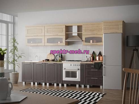 Кухонный гарнитур КХ-279 МДФ Сопрано