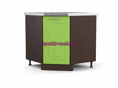 Шкаф нижний угловой (трапеция) Мега