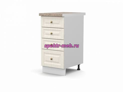 Тумба напольная 4 ящика Виктория