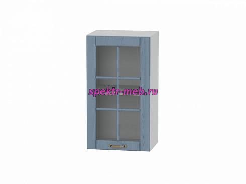 Шкаф верхний 1 дверь со стеклом Палермо