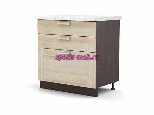 Шкаф нижний с 3-мя ящиками Лофт