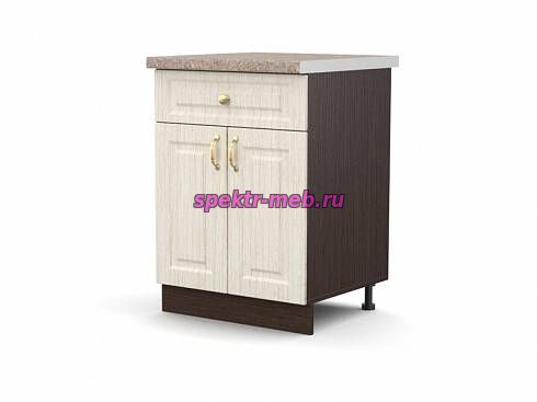 Шкаф нижний с 2-мя дверцами и ящиком Виктор