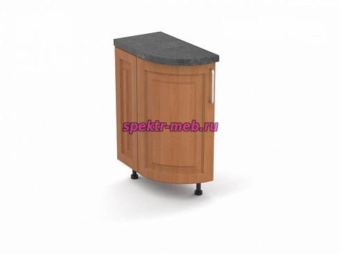 Шкаф нижний торцевой радиусный Ирен