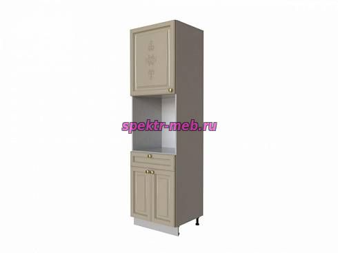 Шкаф пенал под бытовую технику с дверцами и 1-м ящиком Шарлин