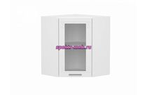 Шкаф навесной угловой со стеклом 590 Греция