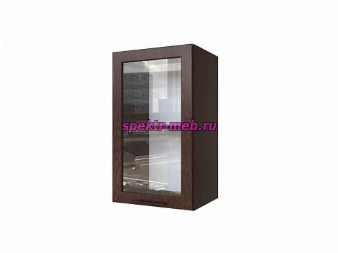 Шкаф верхний со стеклом Брауни