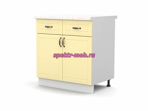 Шкаф нижний с 2-мя дверцами и 2-мя ящиками Канди