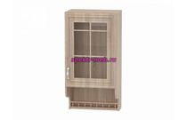 Кухонный шкаф Кантри высокий со стеклом