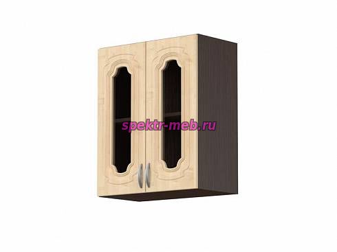 Шкаф верхний с 2-мя остекленными дверцами Настя