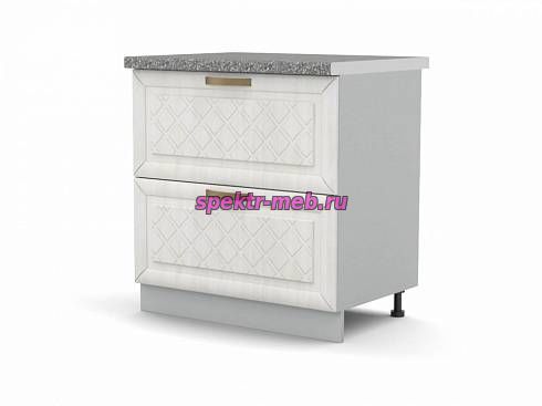 Шкаф нижний 2 ящика Агава