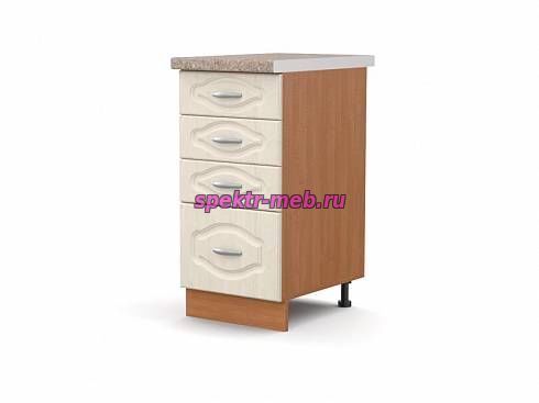 Шкаф-стол с 4-мя ящиками Рондо