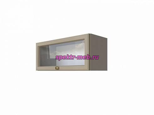 Шкаф верхний горизонтальный остекленный Шарлин