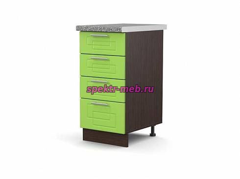 Шкаф нижний с 4-мя ящиками Мега