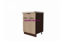 Шкаф нижний Брауни 2 двери 1 ящик