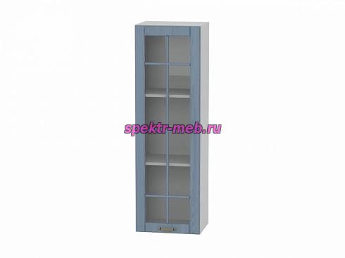 Полупенал навесной 1 дверь со стеклом Палермо