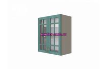 Шкаф верхний 2 двери Гранд со стеклом