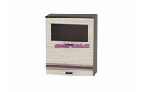 Шкаф Олимпия навесной горизонтальный со стеклом