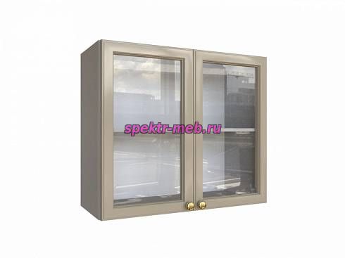 Шкаф верхний с 2-мя остекленными дверцами Шарлин