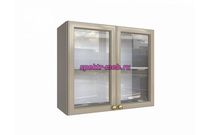 Шкаф верхний с 2-мя остекленными дверцами Шарлин