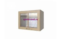 Шкаф верхний Лондон горизонтальный стекло