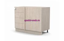 Тумба напольная угловая Квадро