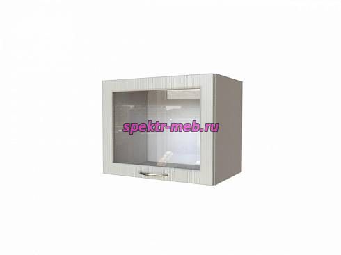 Шкаф верхний высокий Гарда горизонтальный стекло