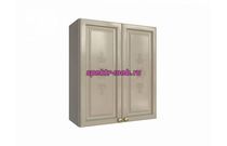 Шкаф верхний с 2-мя дверцами Шарлин с фрезеровкой