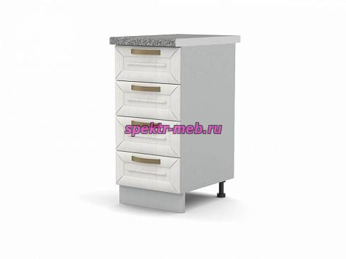 Шкаф нижний 4 ящика Агава