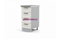 Шкаф нижний 4 ящика Агава